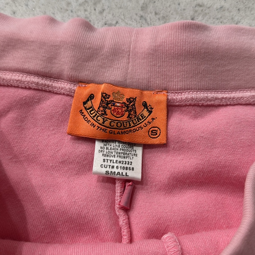 Juicy Couture velour Pink tracksuit Y2K Made in the USA - Picture 13 of 14